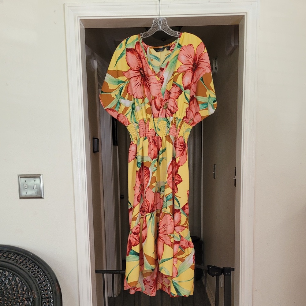 Floral Yellow Dress
